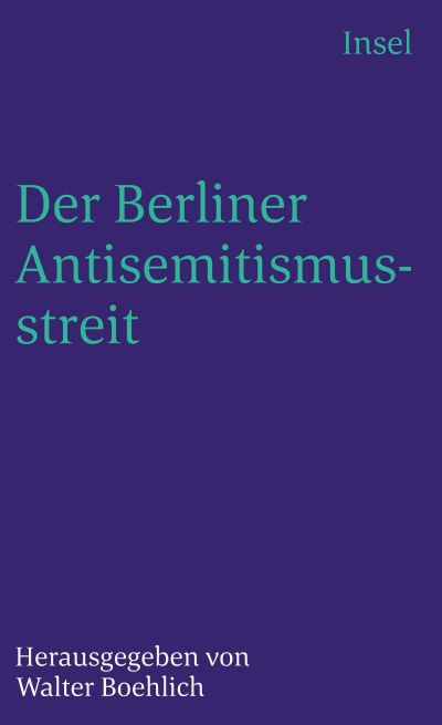 U1 zu Der Berliner Antisemitismusstreit