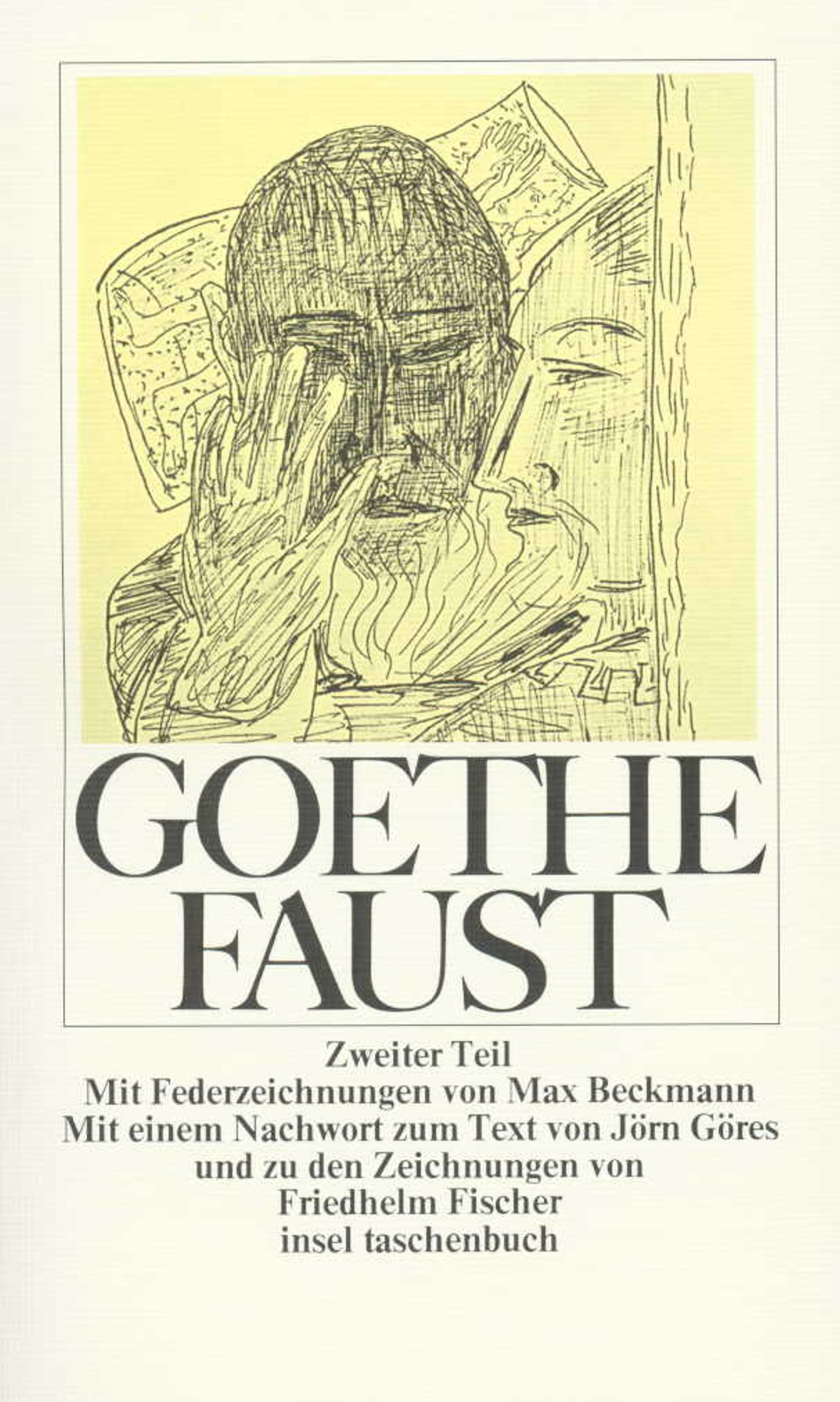 Faust. Zweiter Teil. Buch Von Johann Wolfgang Goethe (Insel Verlag)