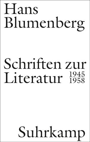 Writings on Literature 1945-1958 