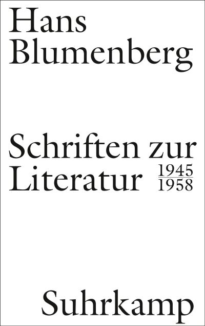 U1 zu Schriften zur Literatur 1945-1958