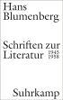 U1 for Writings on Literature 1945-1958 