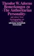 U1 for Remarks on ›The Authoritarian Personality‹ and Other Texts