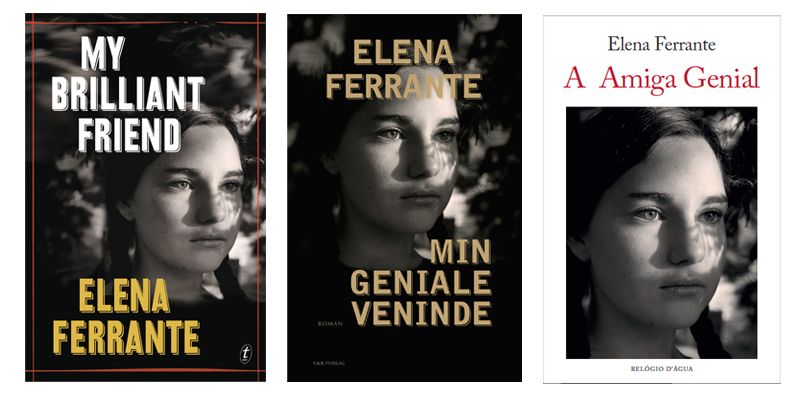 australisches, portugiesisches und dänisches Cover von »Meine Geniale Freundin«