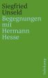 U1 zu Begegnungen mit Hermann Hesse