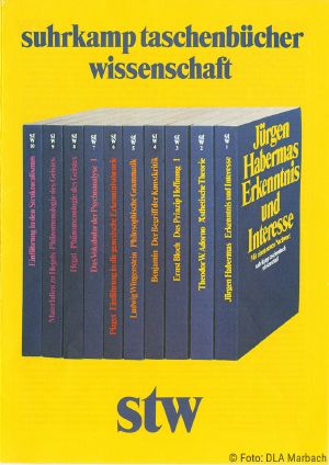 suhrkamp taschenbücher wissenschaft: Verlagsankündigung aus dem Jahr 1973