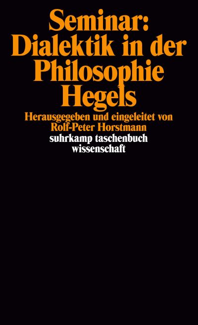 U1 zu Seminar: Dialektik in der Philosophie Hegels