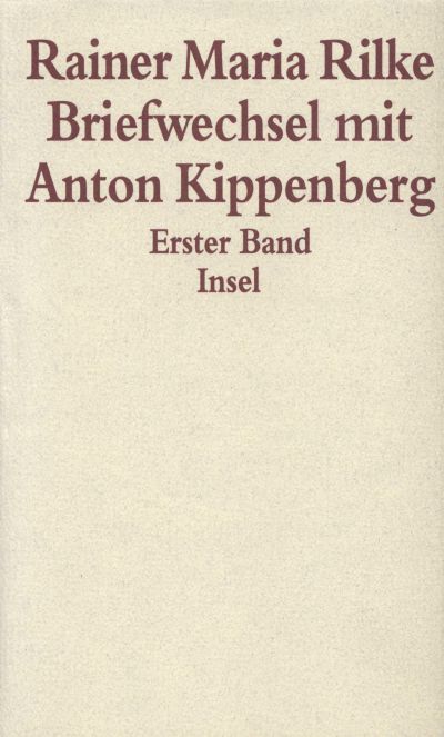 U1 zu Briefwechsel mit Anton Kippenberg 1906–1926
