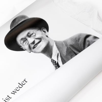 produktfoto zu Poster Hermann Hesse »Lebensgroß«