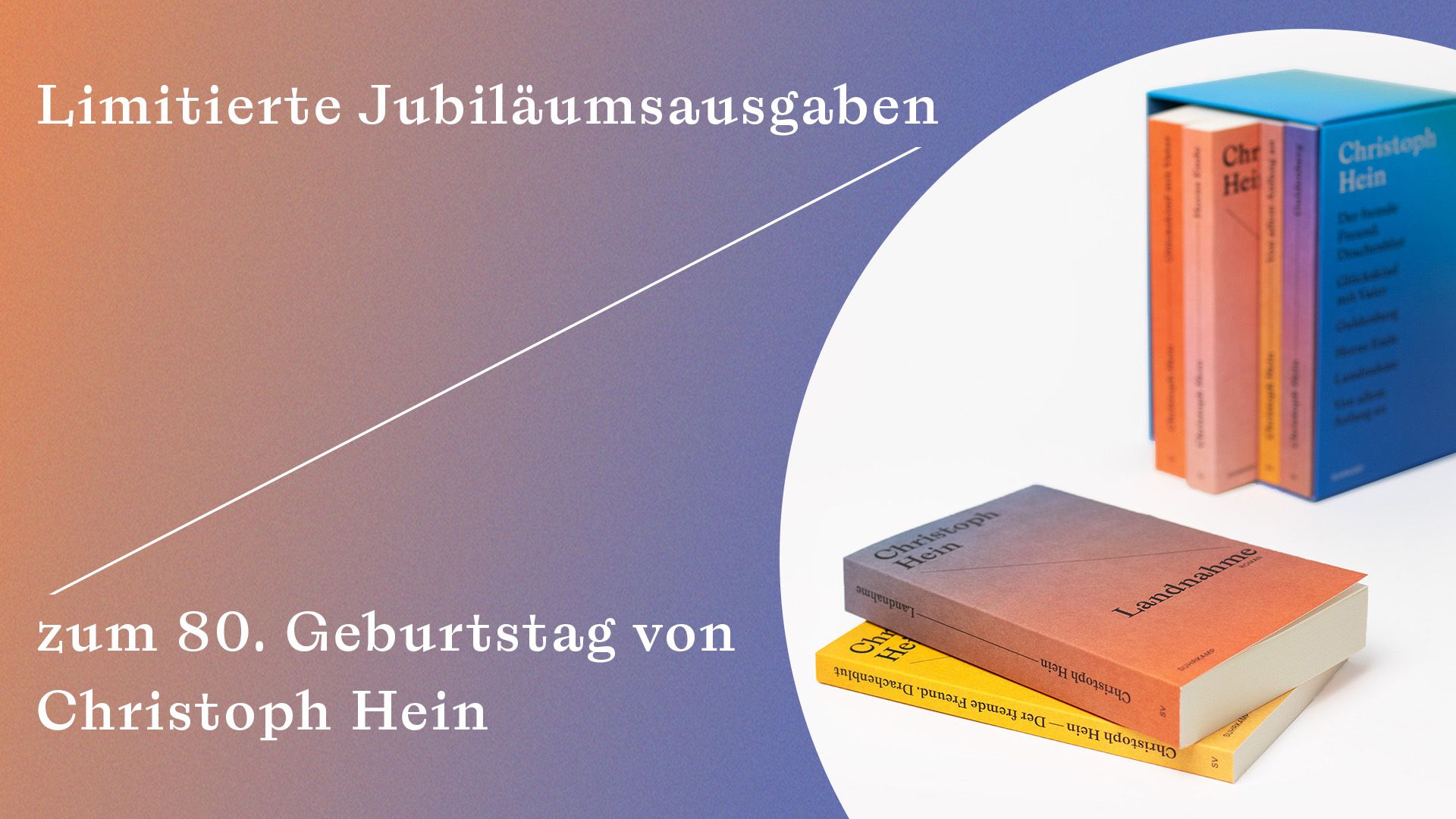 Beitrag zu Limitierte Jubiläumsedition zum 80. Geburtstag von Christoph Hein