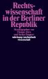 U1 zu Rechtswissenschaft in der Berliner Republik