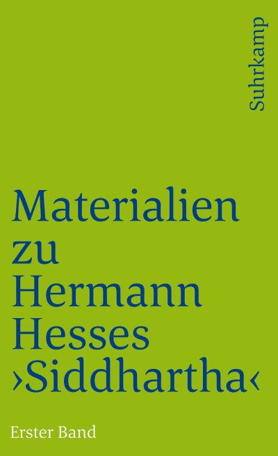 U1 zu Materialien zu Hermann Hesses »Siddhartha«
