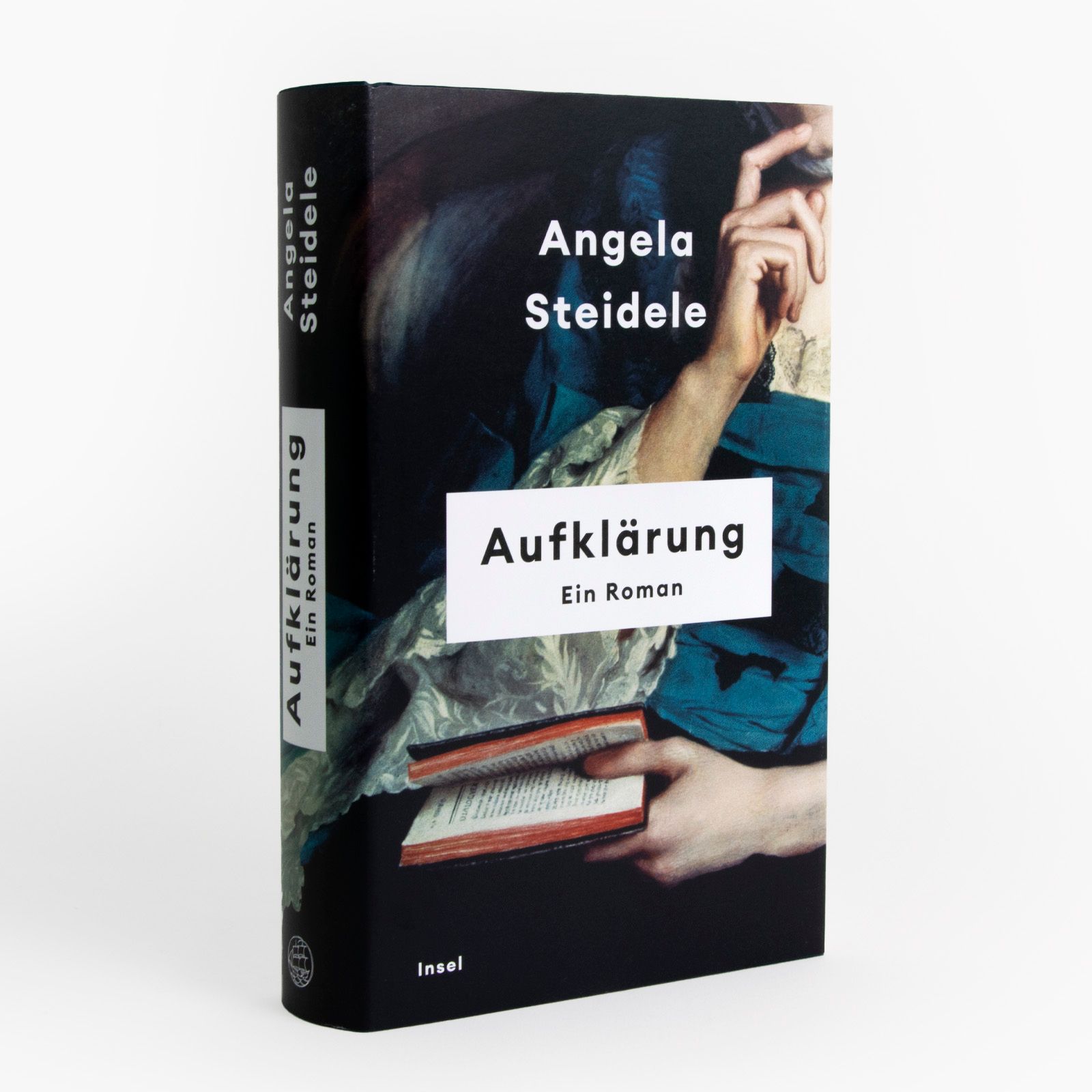 Angela Steideles Roman »Aufklärung« schräg von vorne