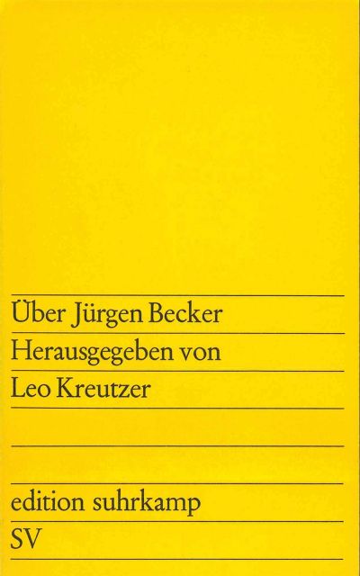 U1 zu Über Jürgen Becker