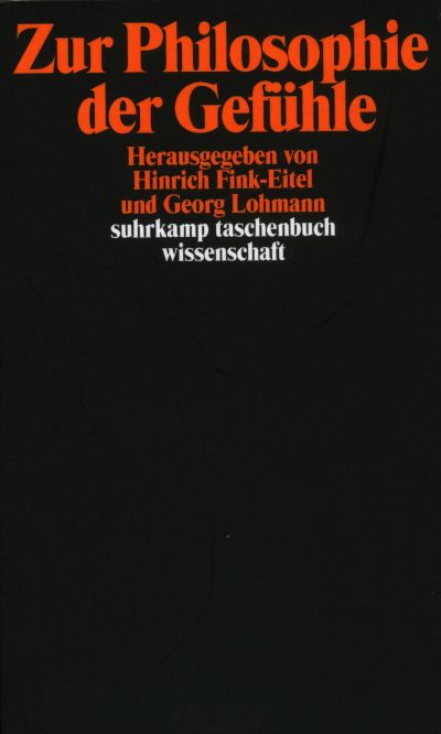 Zur Philosophie der Gefühle. Buch von Georg Lohmann, Hinrich