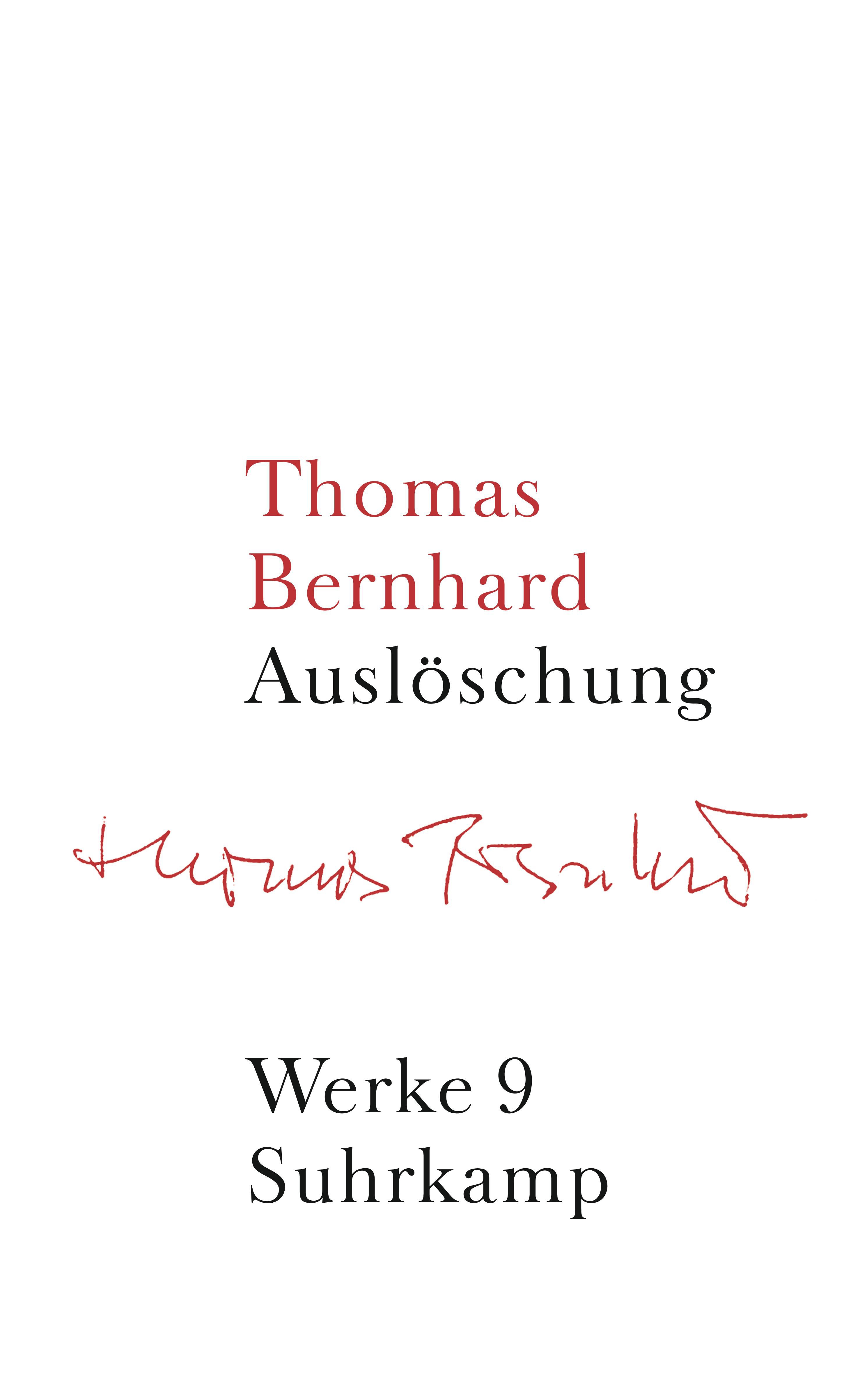 Extinction by Thomas Bernhard