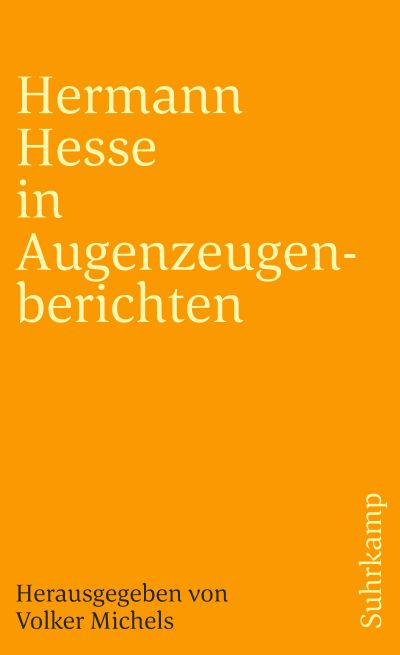 U1 zu Hermann Hesse in Augenzeugenberichten