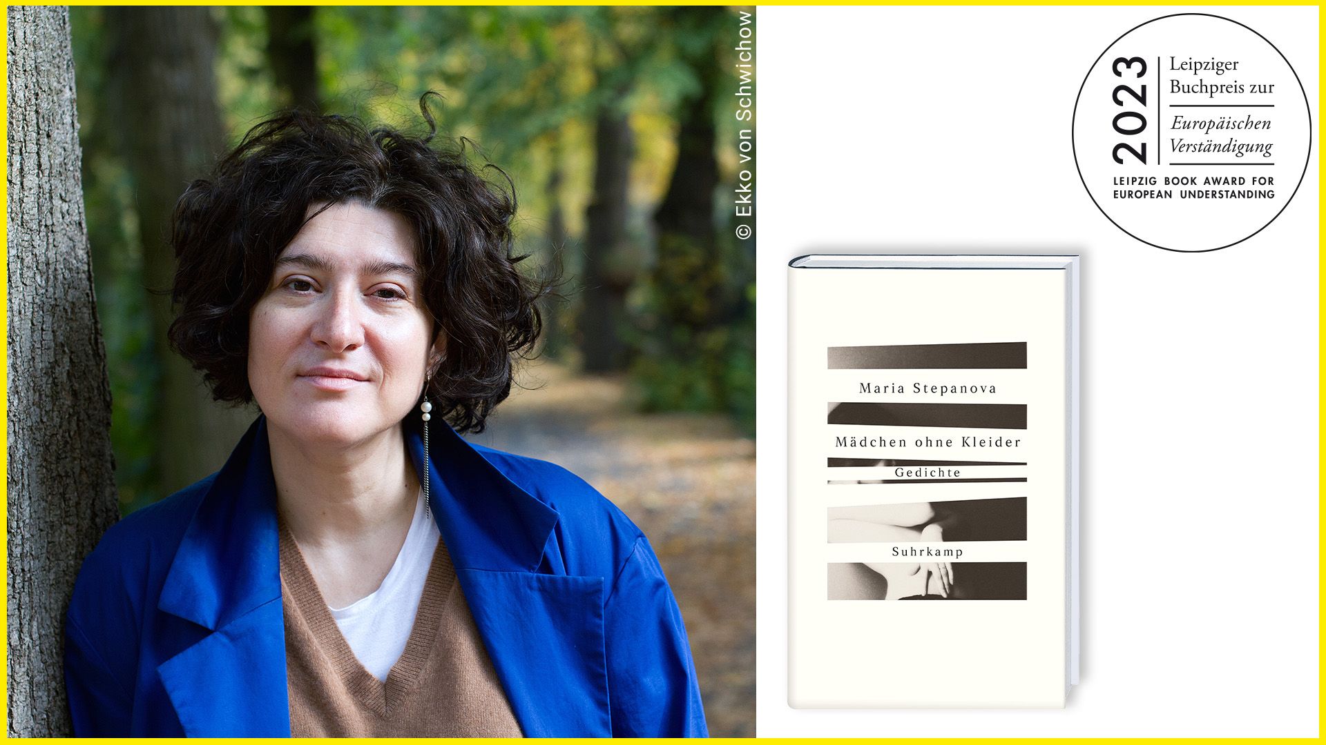 Maria Stepanova erhält den Leipziger Buchpreis zur Europäischen Verständigung 2023
