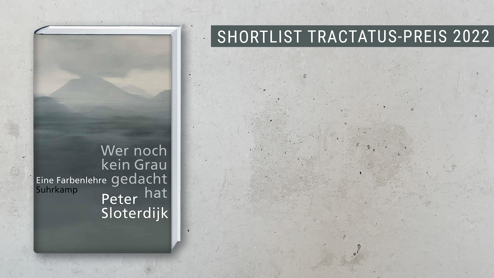 Beitrag zu Peter Sloterdijk auf der Shortlist für den Tractatus-Preis 2022