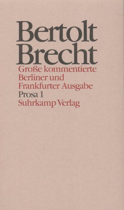 U1 zu Werke. Große kommentierte Berliner und Frankfurter Ausgabe. 30 Bände (in 32 Teilbänden) und ein Registerband