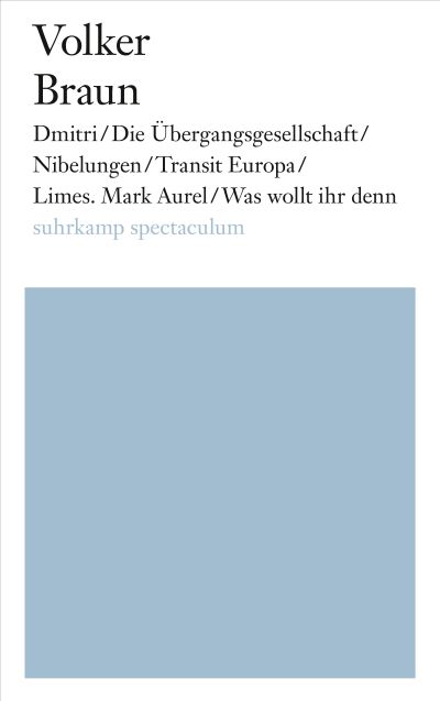 U1 zu Dmitri/Die Übergangsgesellschaft/Nibelungen/Transit Europa/Limes. Mark Aurel/Was wollt ihr denn