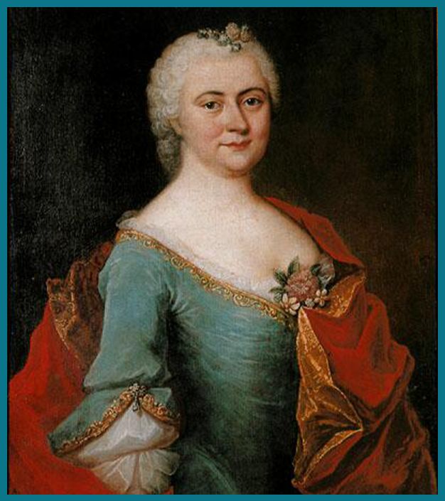 Luise Adelgunde Victorie Gottsched, geb. Kulmus, Elias Gottlob Haussmann, Public domain, via Wikimedia Commons