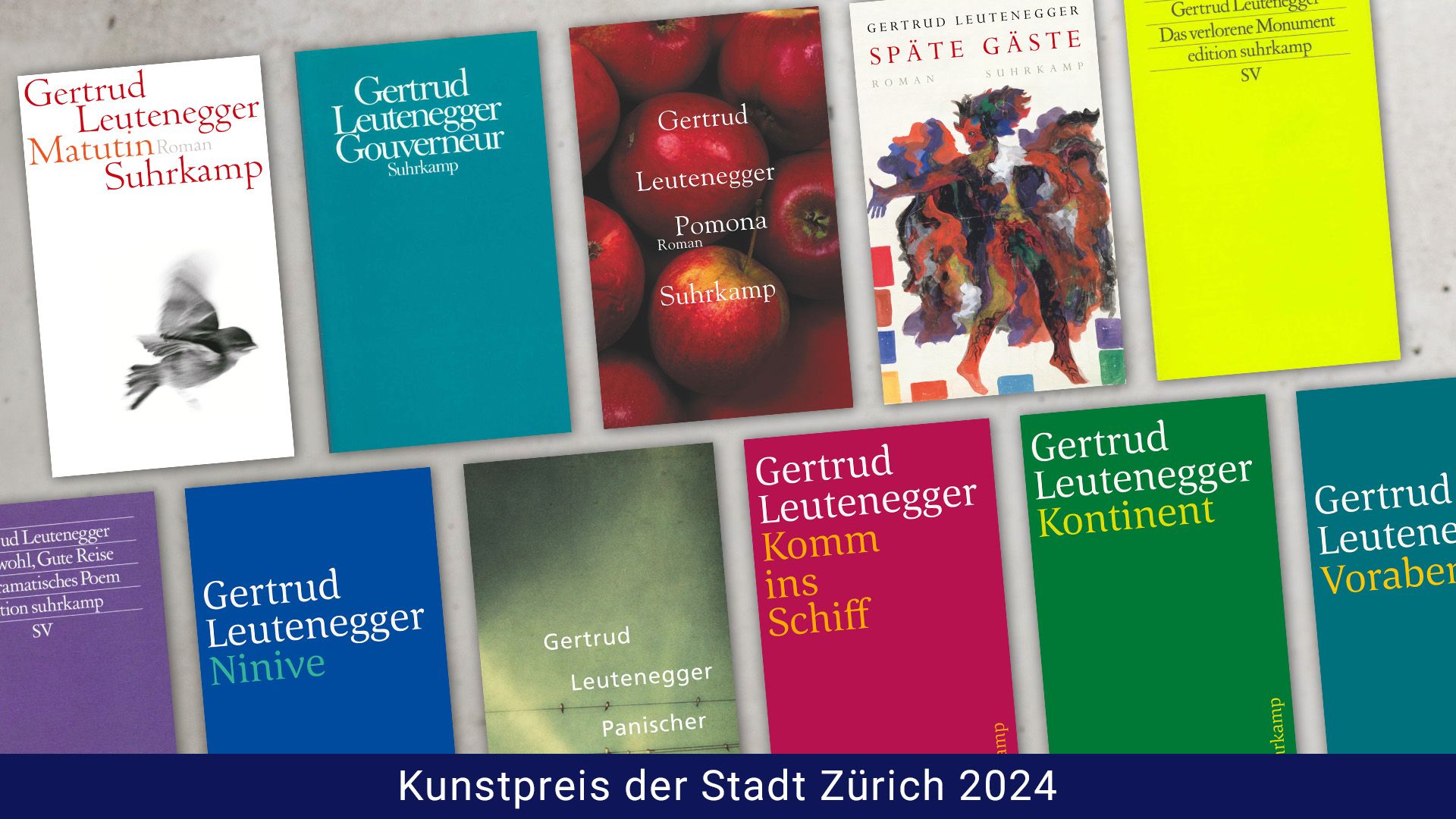 Beitrag zu Gertrud Leutenegger erhält den Kunstpreis der Stadt Zürich 2024