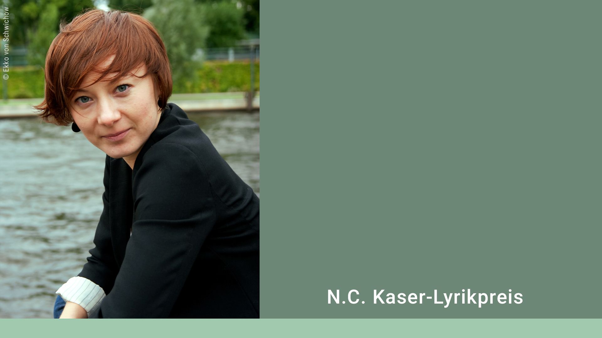 Beitrag zu Valzhyna Mort erhält den N.C. Kaser-Lyrikpreis 2022