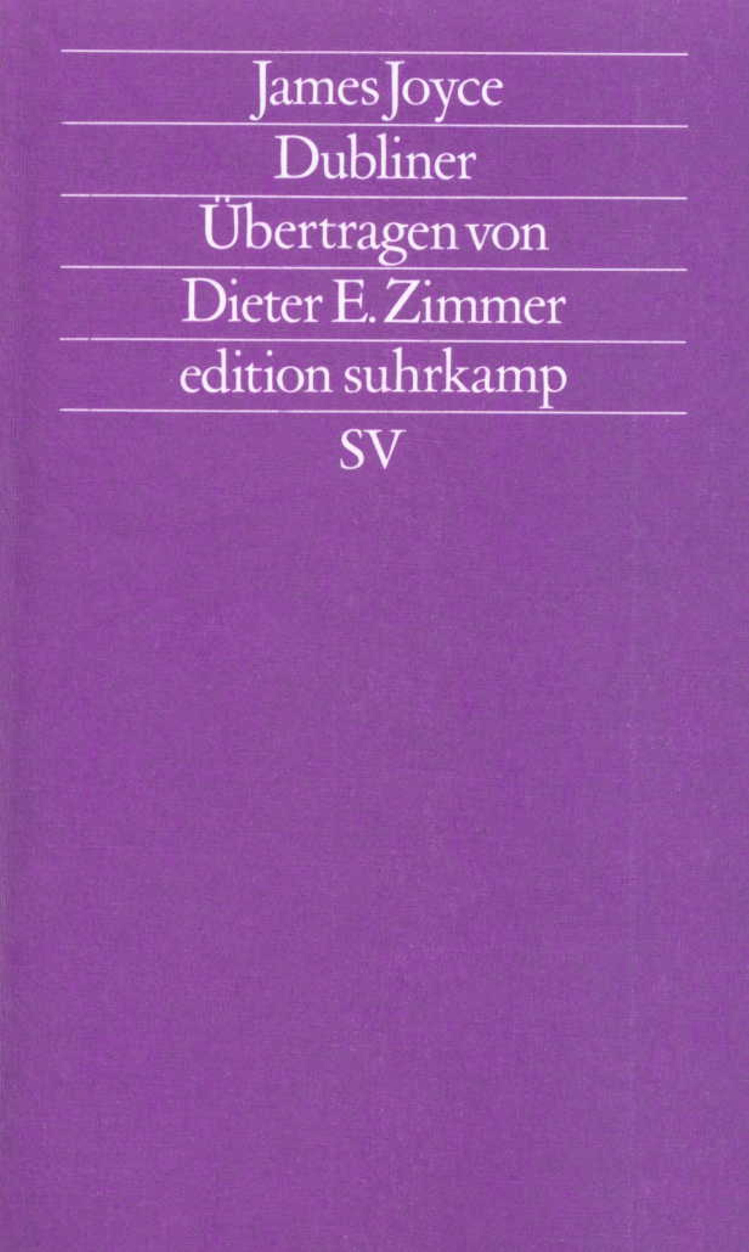 Werkausgabe In Sechs Bänden In Der Edition Suhrkamp. Buch Von James ...