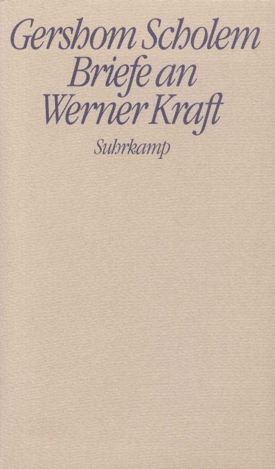 U1 zu Briefe an Werner Kraft