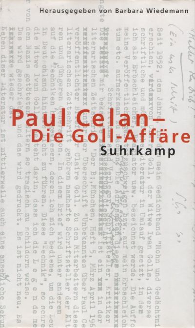U1 zu Paul Celan – Die Goll-Affäre