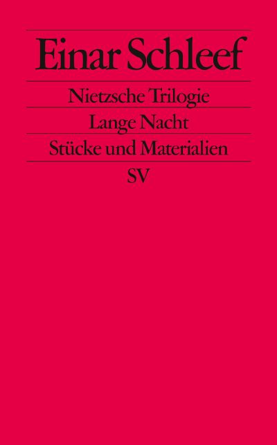 U1 zu Nietzsche Trilogie. Lange Nacht