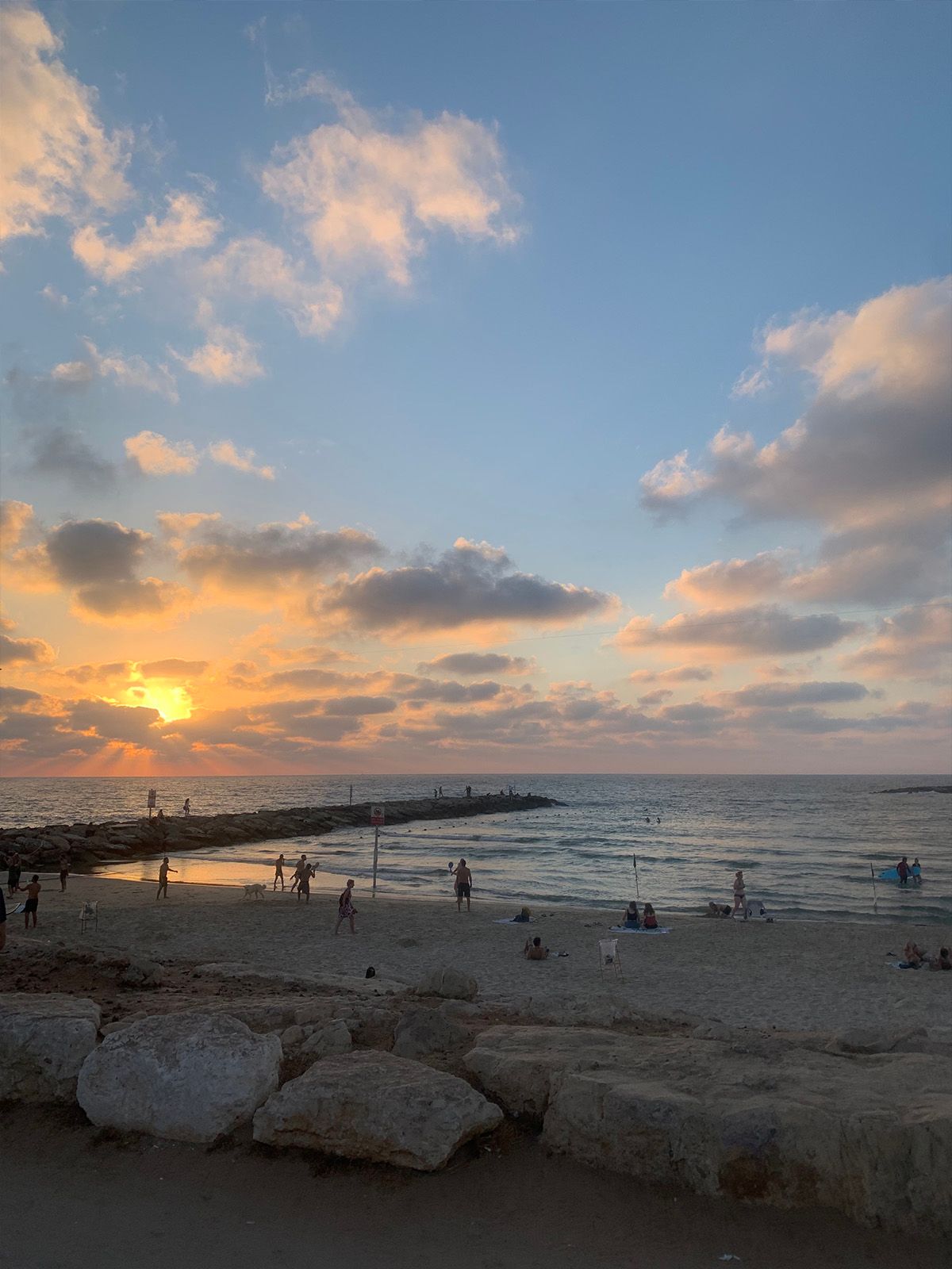 Strand von Tel Aviv, 2022. Copyright: Dana Vowinckel