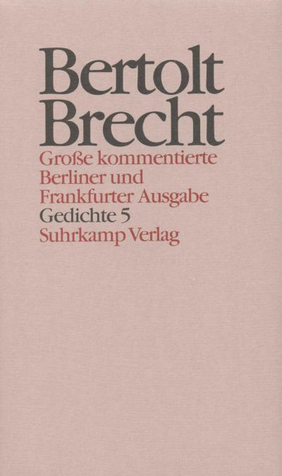 U1 zu Werke. Große kommentierte Berliner und Frankfurter Ausgabe. 30 Bände (in 32 Teilbänden) und ein Registerband