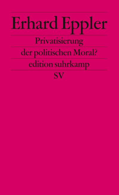 U1 zu Privatisierung der politischen Moral?