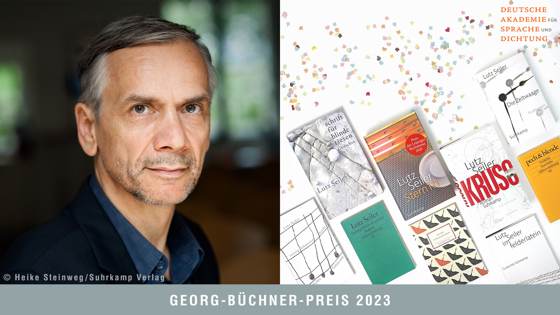 Lutz Seiler vince il Georg Büchner Preis 2023