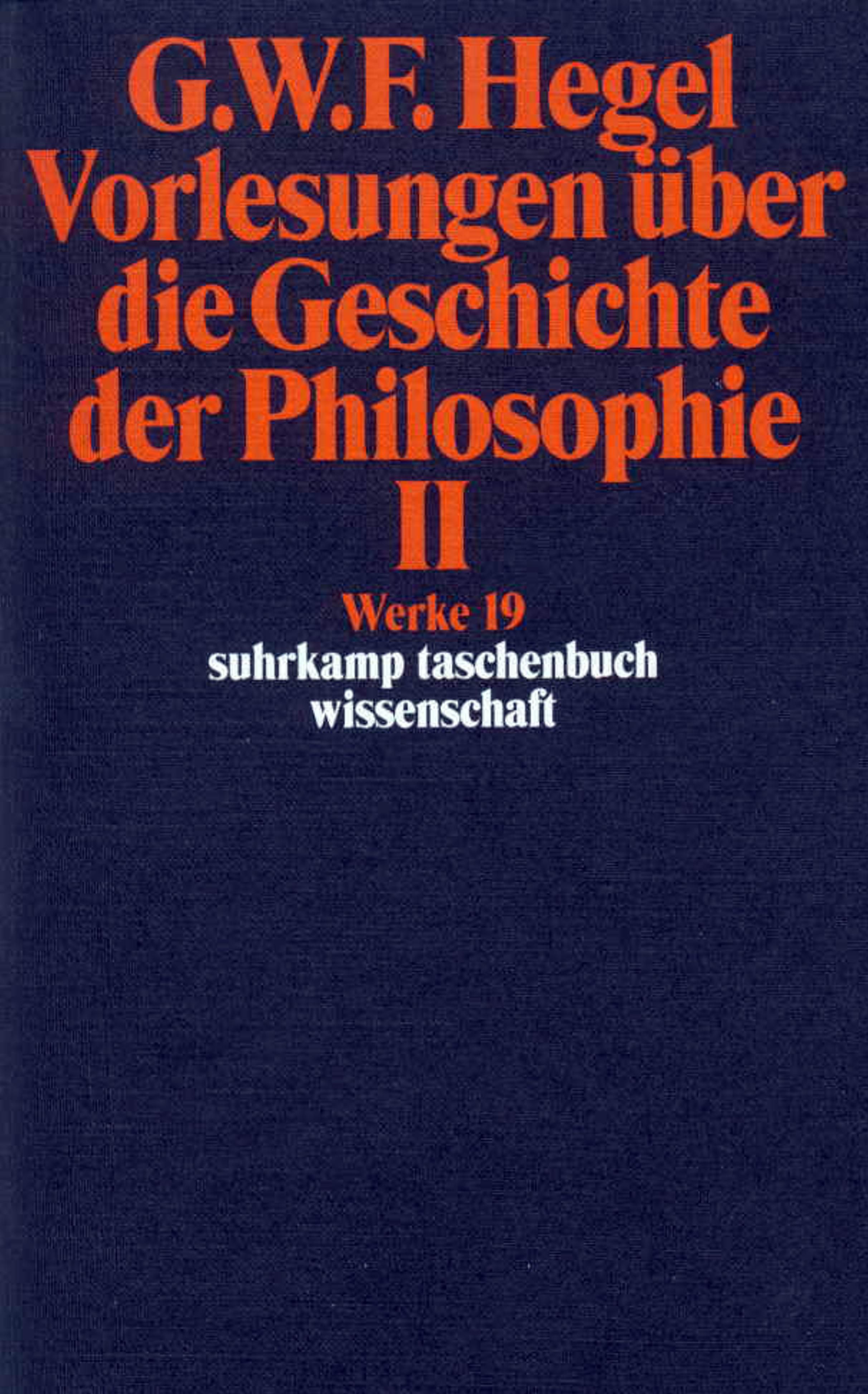 Werke In 20 Bänden Mit Registerband. Buch Von Georg Wilhelm Friedrich ...