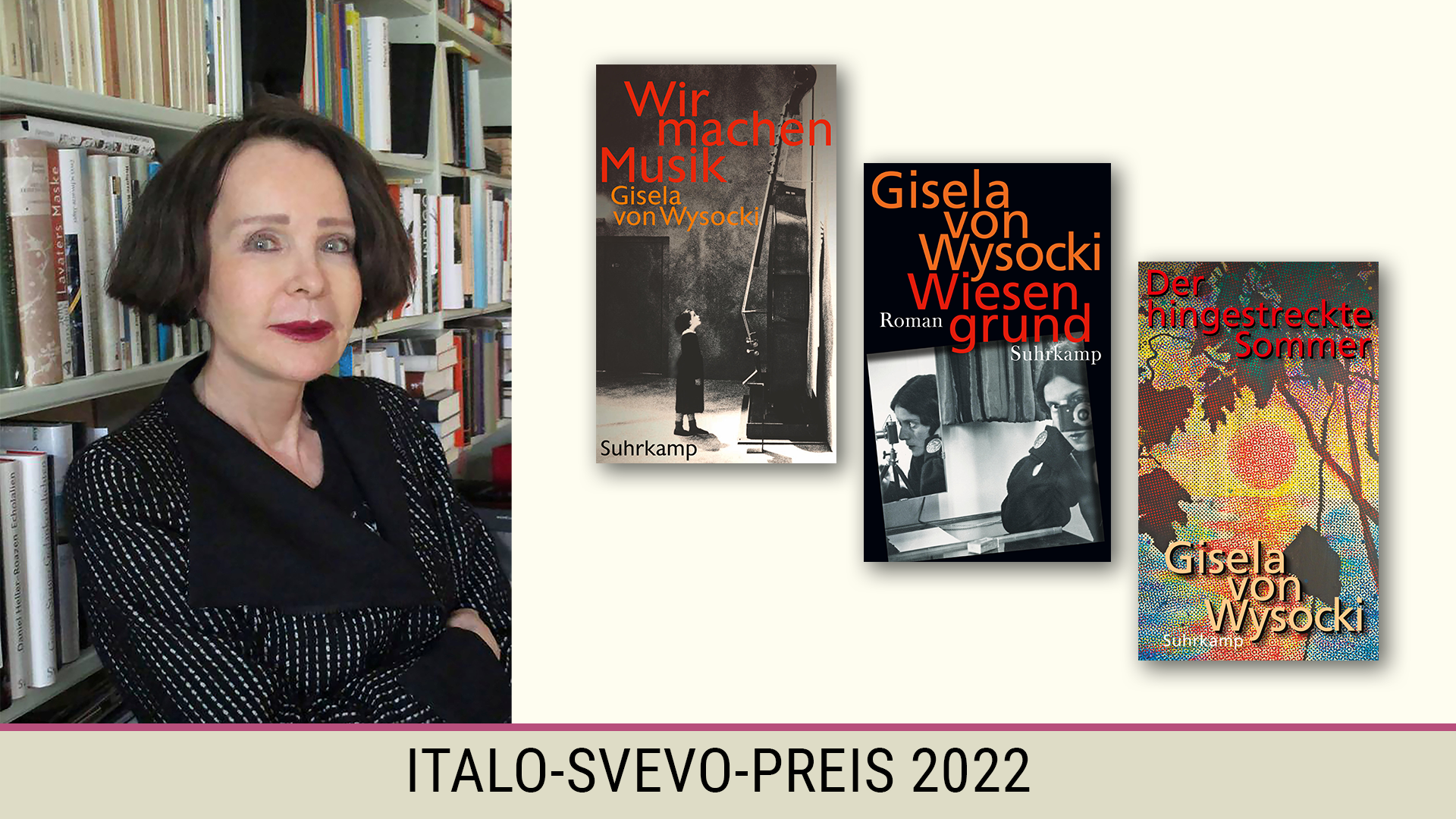 Beitrag zu Gisela von Wysocki erhält den Italo-Svevo-Preis 2022 