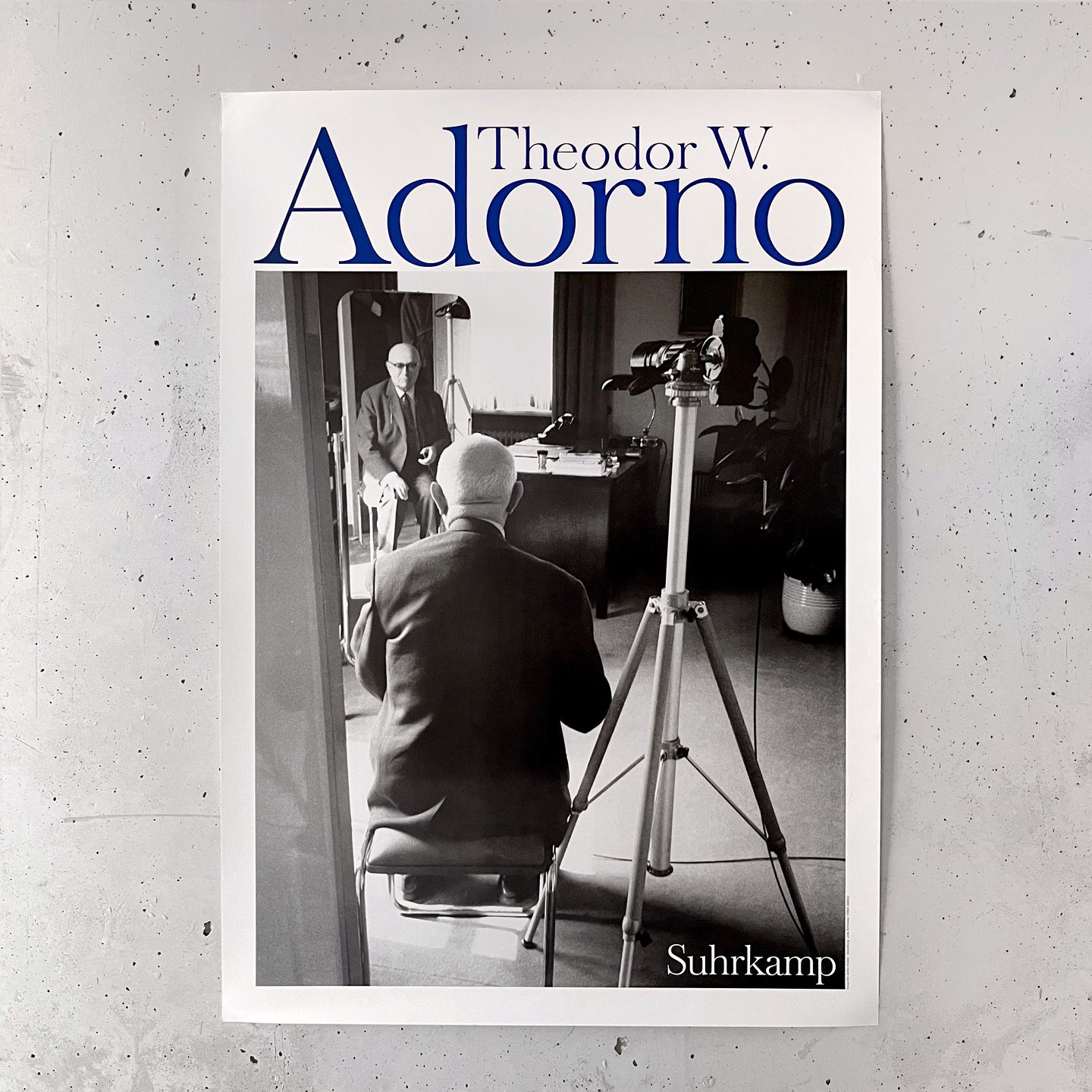 Plakat von Theodor W. Adorno