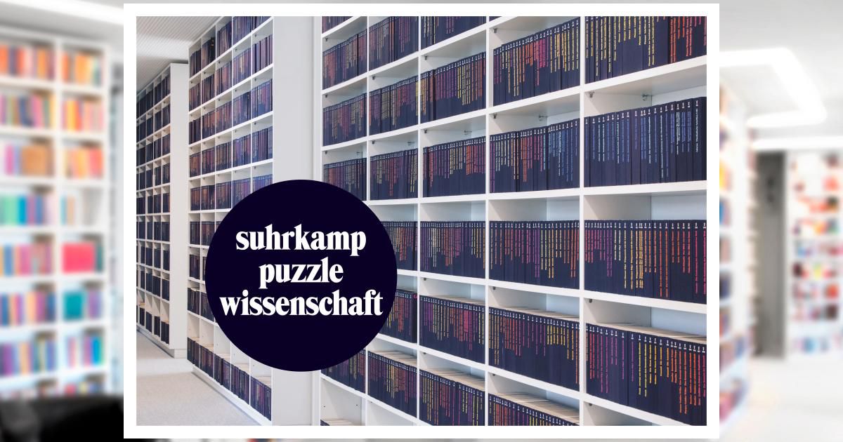 Puzzle 50 Jahre Suhrkamp Taschenbuch Wissenschaft. Puzzle Von Suhrkamp ...