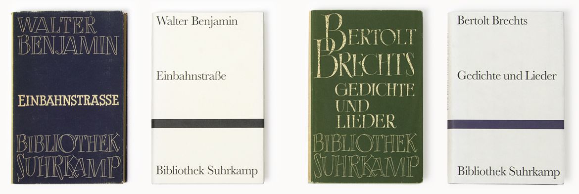 Umgestaltung der Bibliothek Suhrkamp durch Willy Fleckhaus für den Suhrkamp Verlag