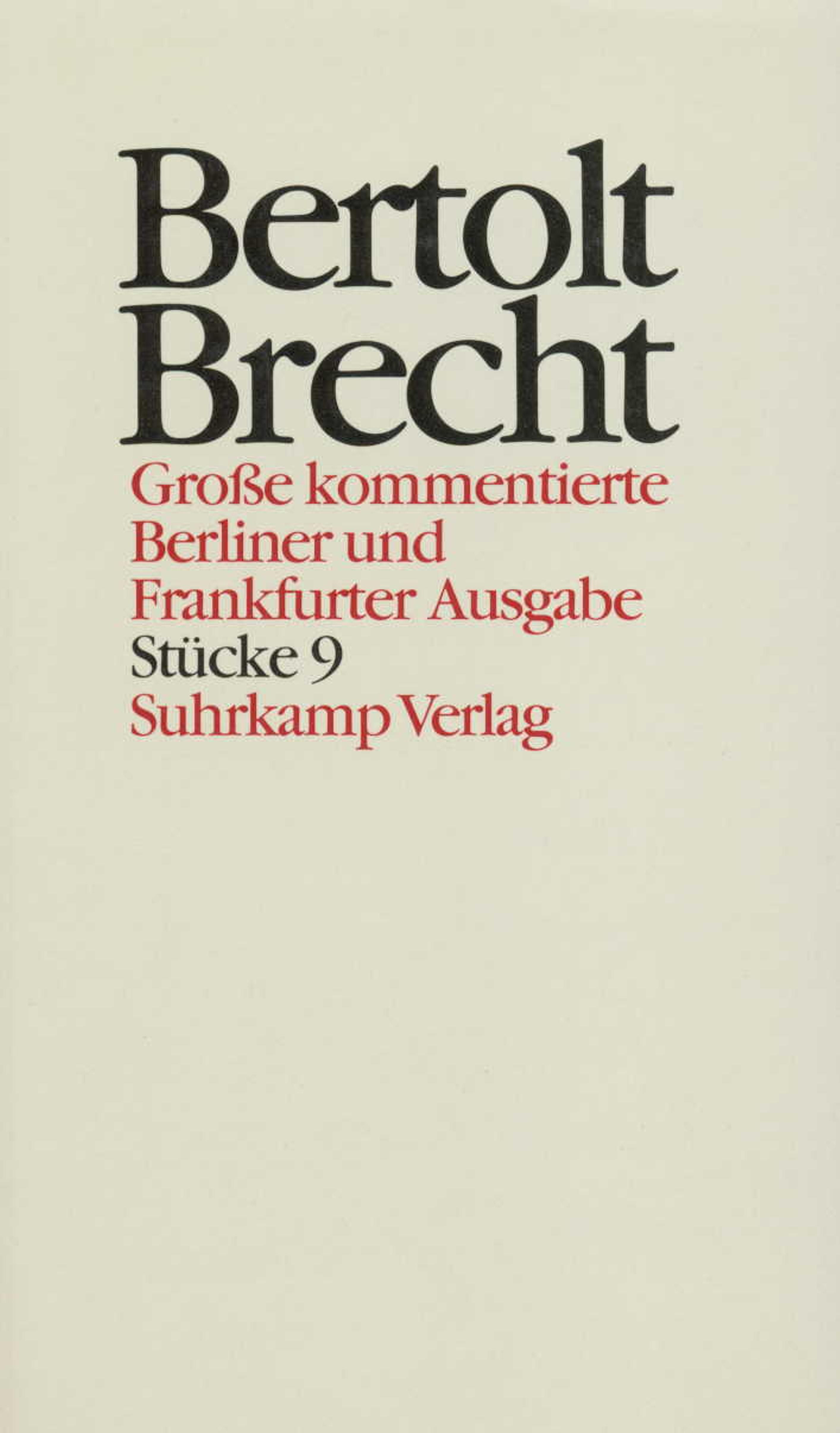 Werke. Große Kommentierte Berliner Und Frankfurter Ausgabe. 30 Bände ...