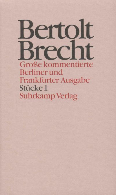 U1 zu Werke. Große kommentierte Berliner und Frankfurter Ausgabe. 30 Bände (in 32 Teilbänden) und ein Registerband