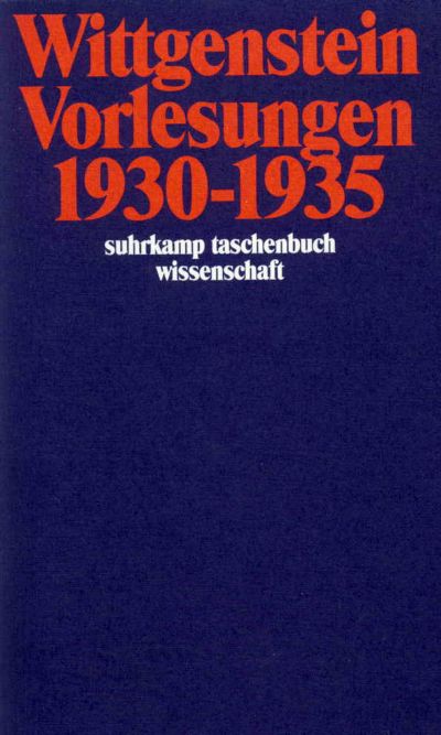 U1 zu Vorlesungen 1930–1935