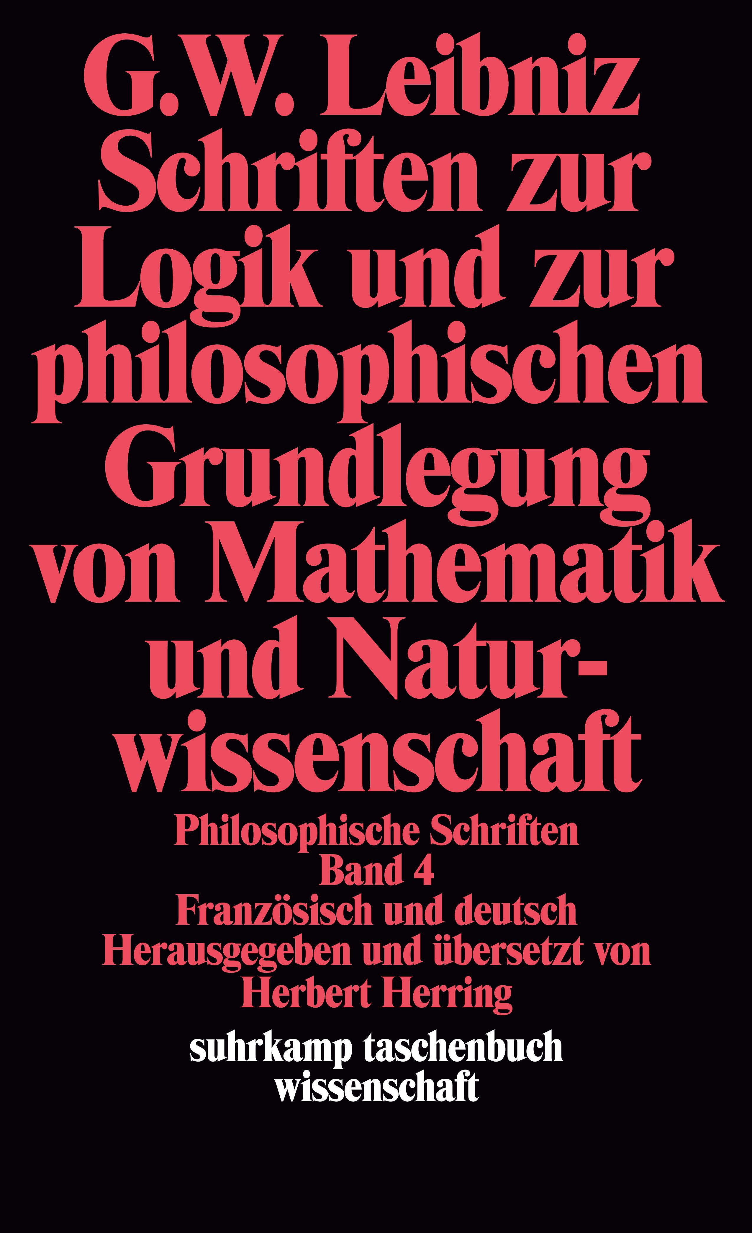 Philosophische Schriften.. Buch Von Gottfried Wilhelm Leibniz (Suhrkamp ...