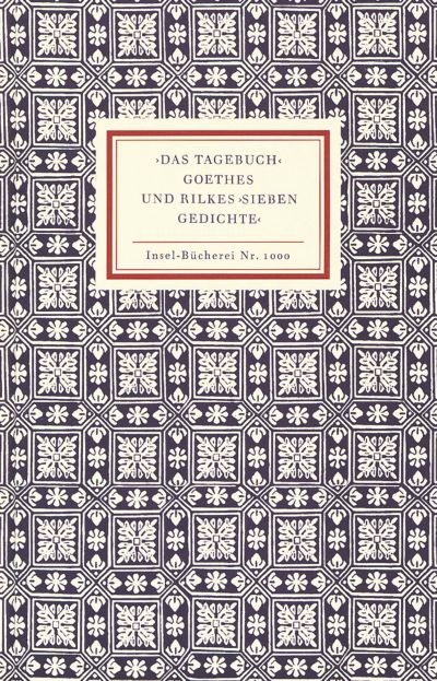 U1 zu ›Das Tagebuch‹ Goethes und Rilkes ›Sieben Gedichte‹